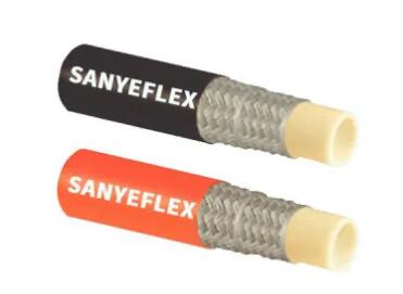 Textile braided hoses